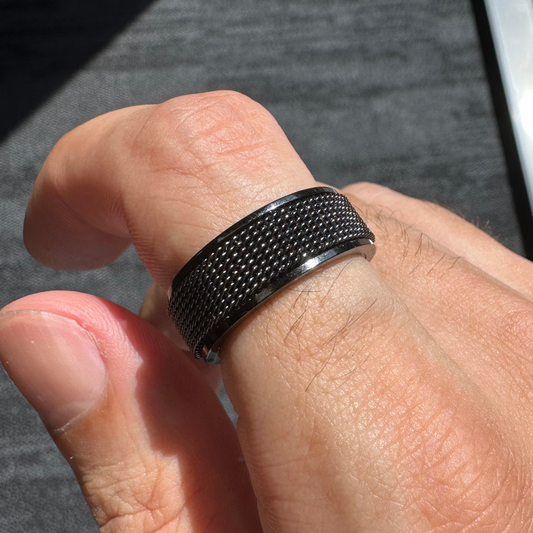 Chainmail Spinning Anxiety Ring