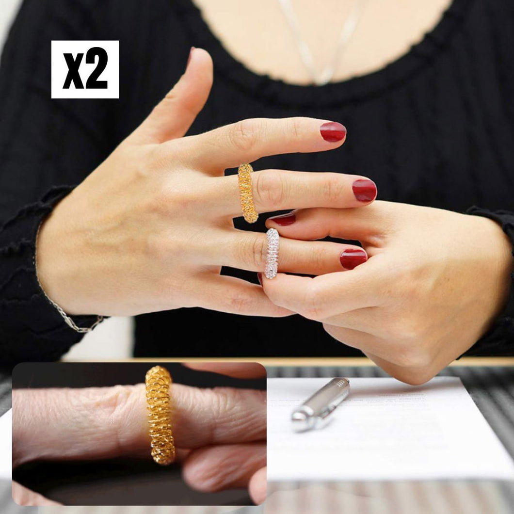 2x Sensory Acupuncture Spike Ring