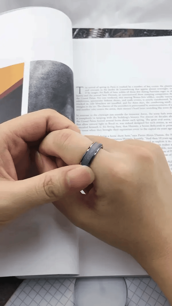 Anxiety Rings Homepage Ring Spinning With Book