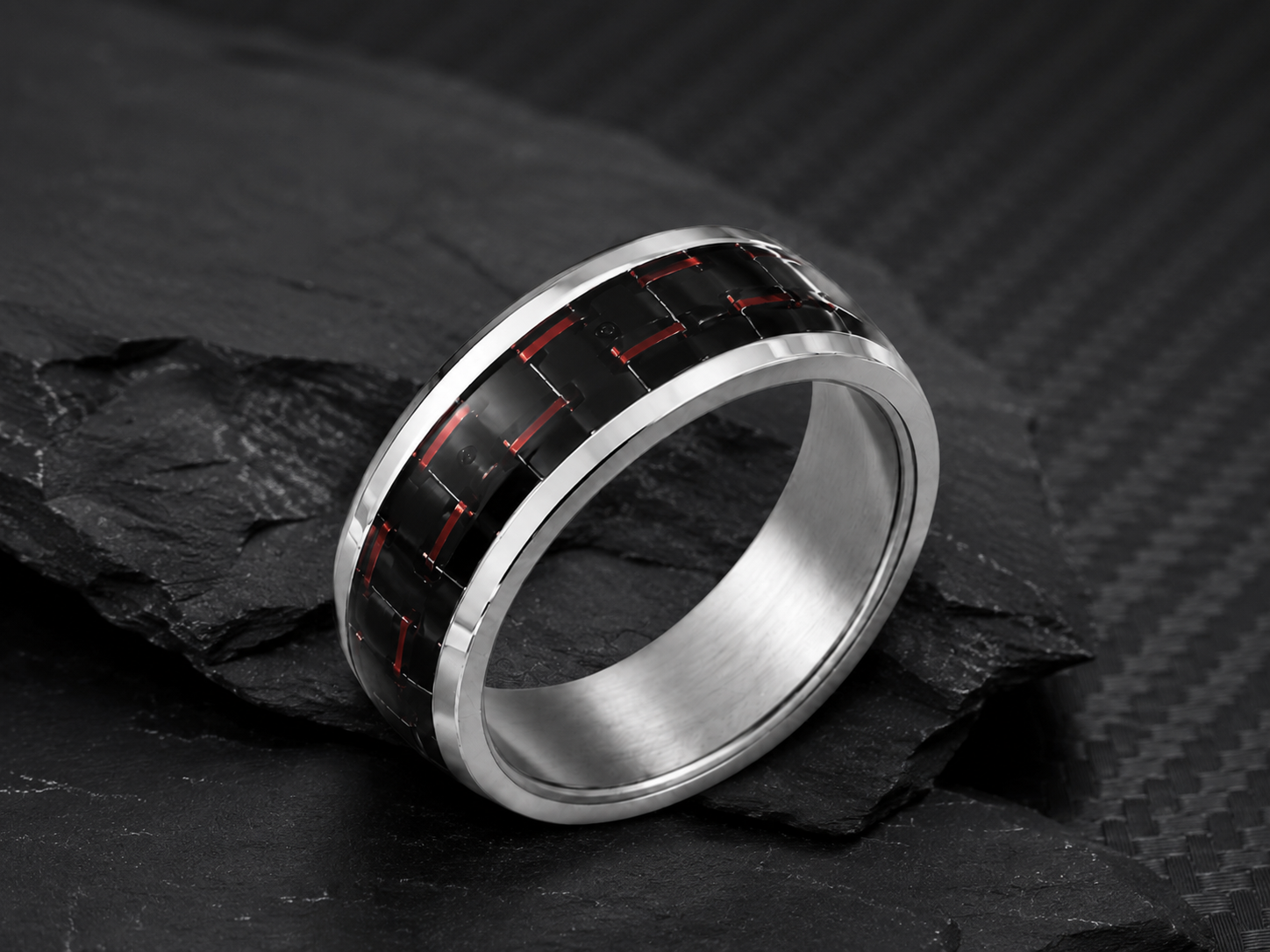 CARBON Spinner Ring