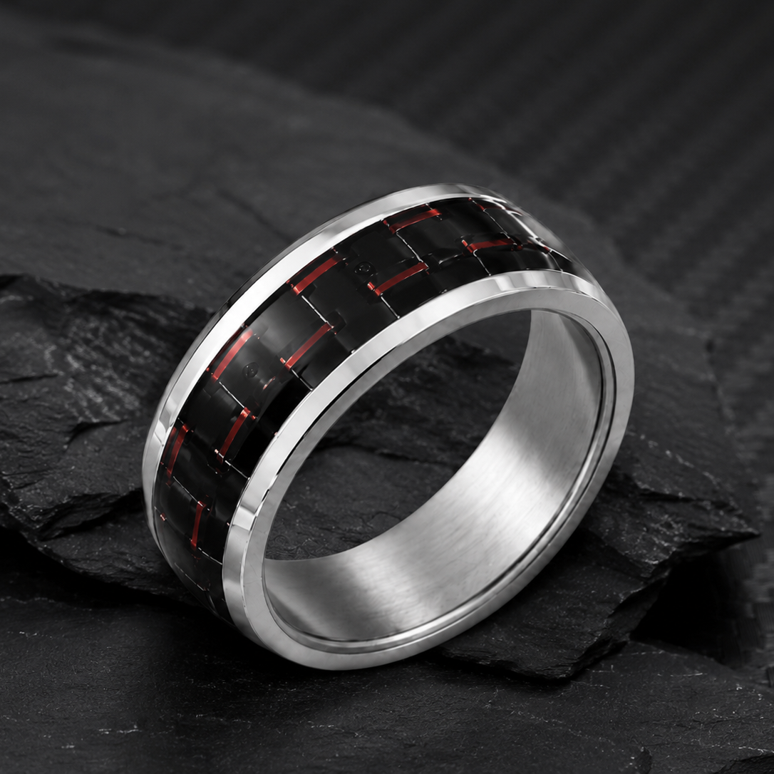 CARBON Spinner Ring